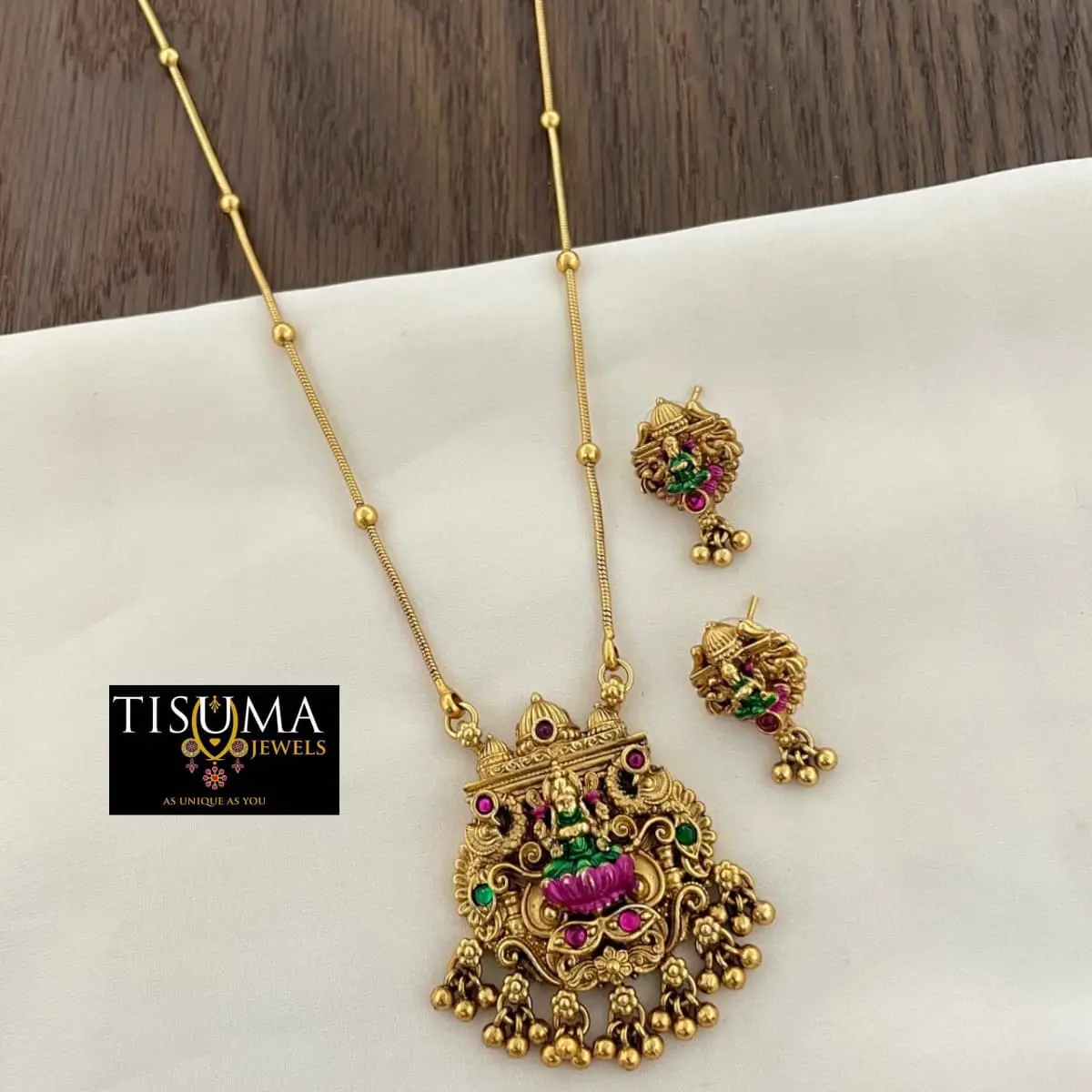 Antique Lakshmi Beaded Chain